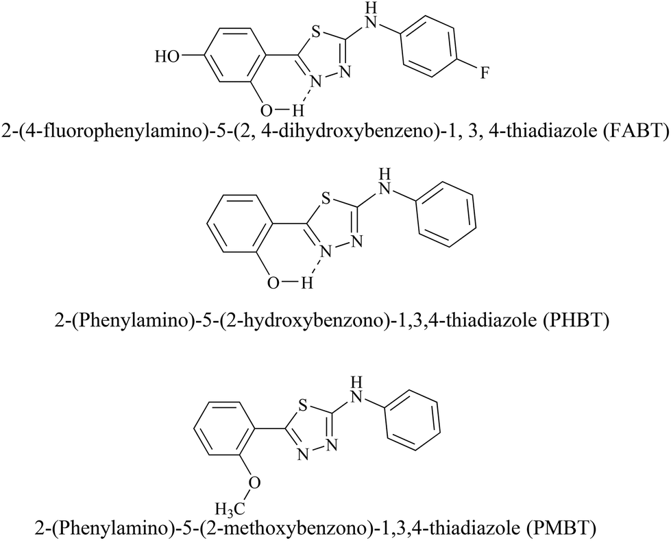 The Origin Of The Longer Wavelength Emission In 2 4 Fluorophenylamino 5 2 4 Dihydroxybenzeno 1 3 4 Thiadiazole And Its Analogue 2 Phenylamino 5 2 Hydroxybenzono 1 3 4 Thiadiazole Photochemical Photobiological Sciences Rsc Publishing