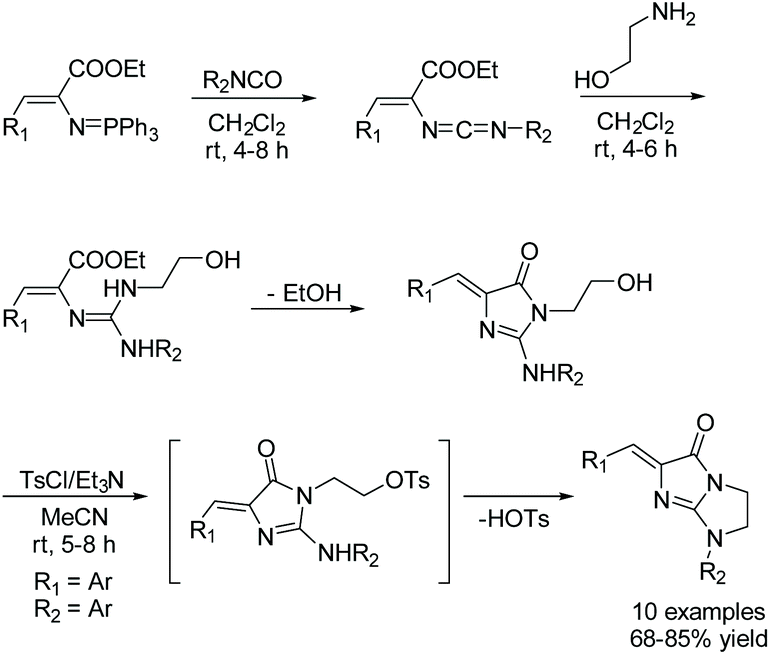 The preparation of (4 H )-imidazol-4-ones and their application in the ...