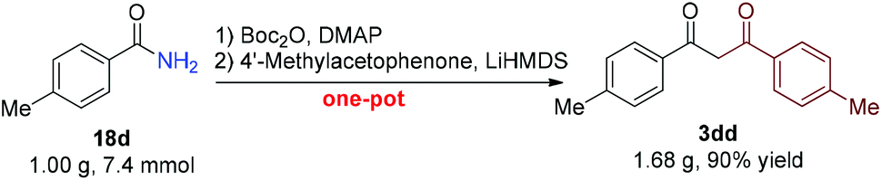 Coupling Of Amides With Ketones Via C N C H Bond Cleavage A Mild Synthesis Of 1 3 Diketones Organic Chemistry Frontiers Rsc Publishing