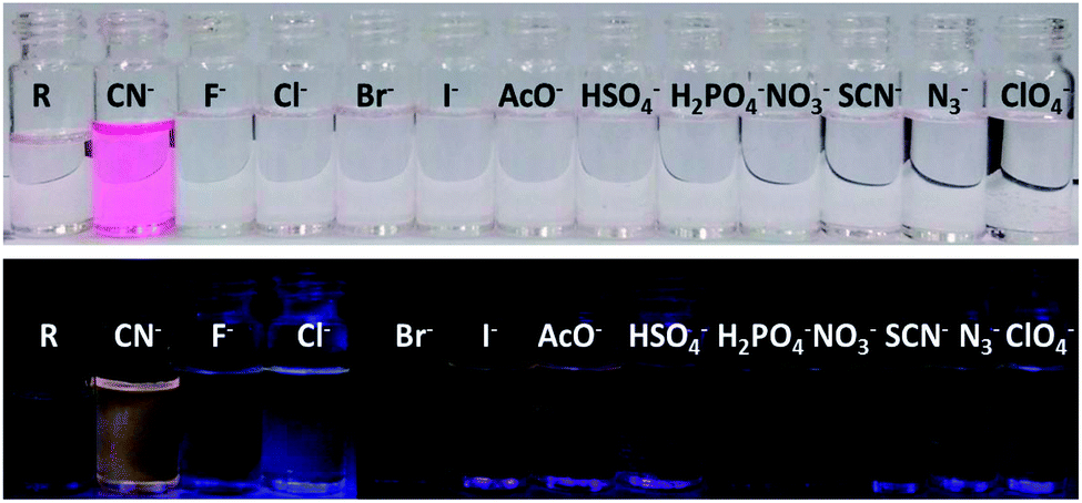 Naphthalimide based smart sensor for CN − /Fe 3+ and H 2 S. Synthesis ...