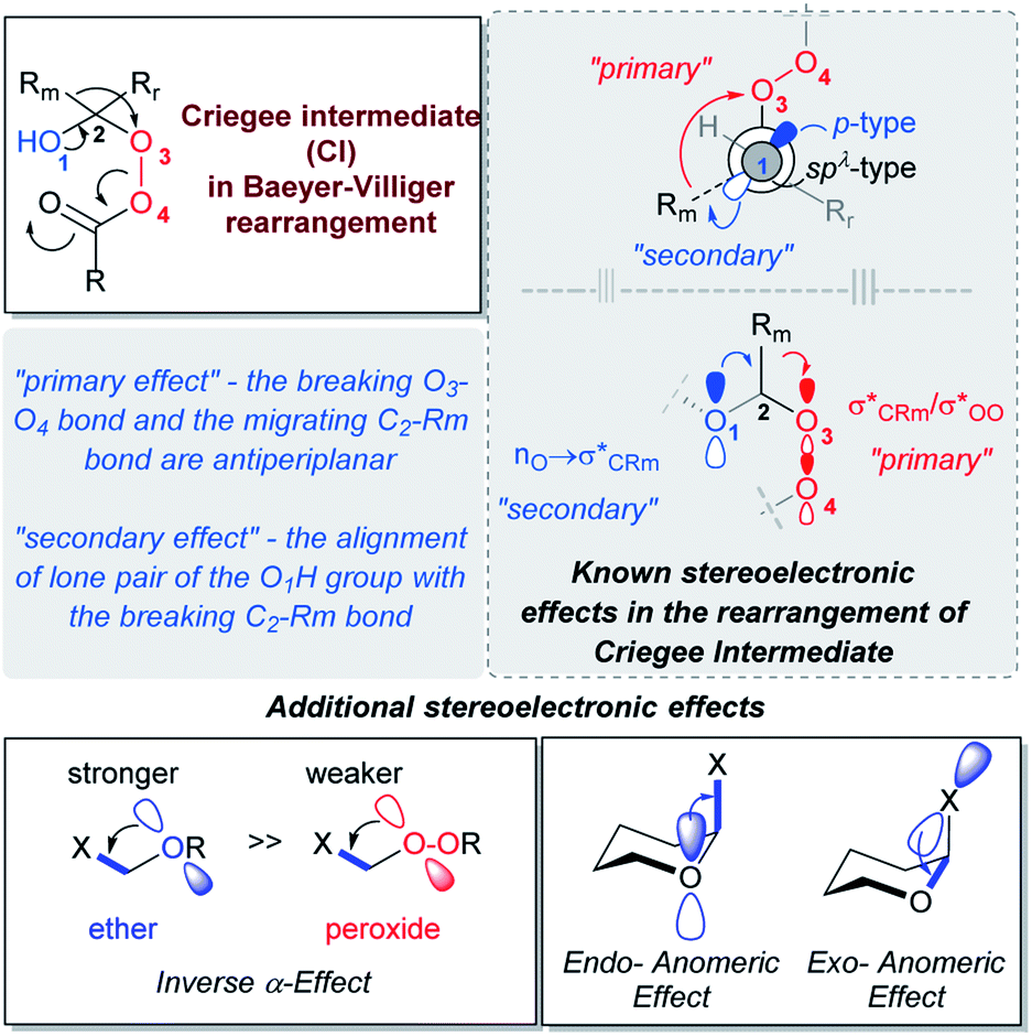 Synthesis Of Unstrained Criegee Intermediates Inverse A Effect And Other Protective Stereoelectronic Forces Can Stop Baeyer Villiger Rearrangement Of G Hydroperoxy G Peroxylactones Chemical Science Rsc Publishing