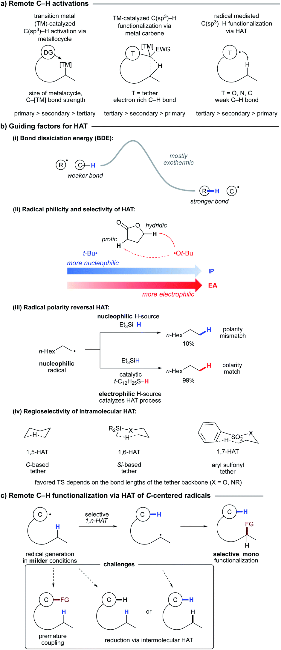 C H Functionalization Reactions Enabled By Hydrogen Atom Transfer To Carbon Centered Radicals Chemical Science Rsc Publishing