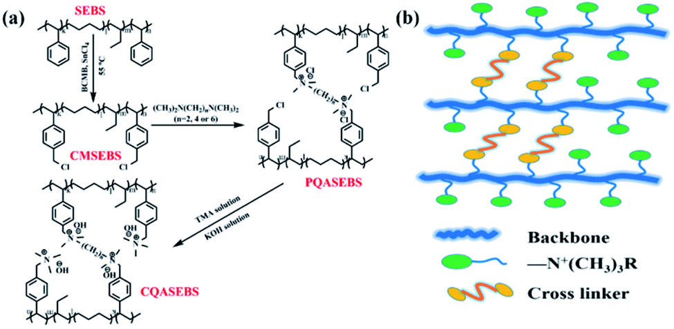 High Performance Cross Linked Anion Exchange Membrane Based On Aryl Ether Free Polymer Backbones For Anion Exchange Membrane Fuel Cell Application Sustainable Energy Fuels Rsc Publishing