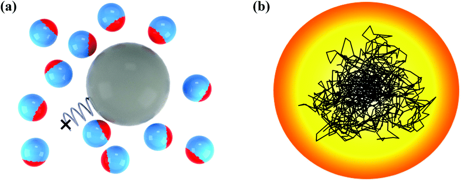 Active Noise Experienced By A Passive Particle Trapped In An Active Bath Soft Matter Rsc Publishing