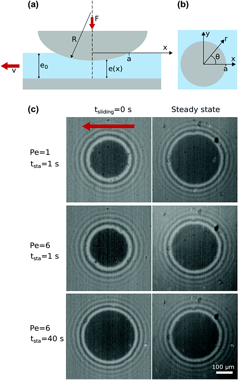 Transient Sliding Of Thin Hydrogel Films The Role Of Poroelasticity Soft Matter Rsc Publishing