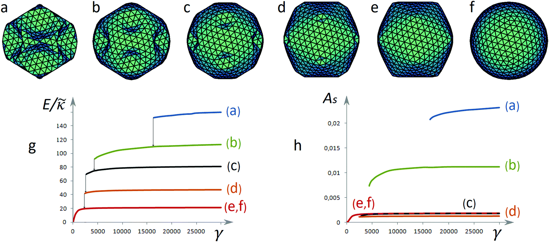 Irreversible And Reversible Morphological Changes In The ϕ6 Capsid And Similar Viral Shells Symmetry And Micromechanics Soft Matter Rsc Publishing