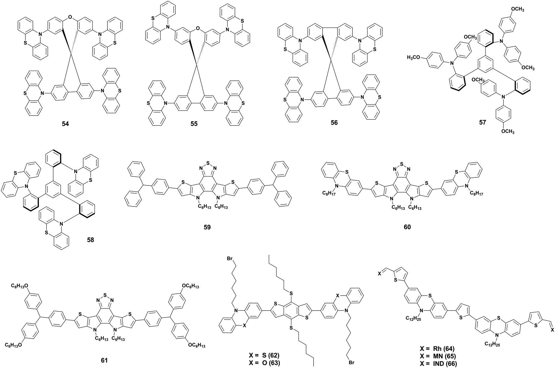 Structure-induced optoelectronic properties of phenothiazine-based ...