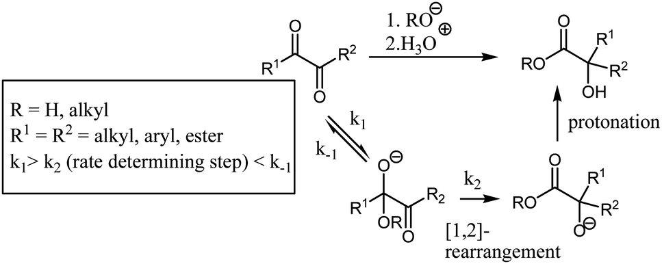 Stereoselective benzilic acid rearrangements: new advances on an old story  - Chemical Communications (RSC Publishing) DOI:10.1039/D0CC07905G