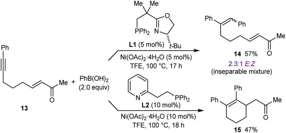 Enantioselective Nickel Catalyzed Anti Arylmetallative Cyclizations Onto Acyclic Electron Deficient Alkenes Chemical Communications Rsc Publishing Doi 10 1039 D1cca