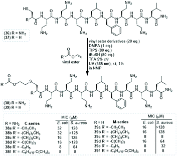 Photo Induced Radical Thiol Ene Chemistry A Versatile Toolbox For Peptide Based Drug Design Chemical Society Reviews Rsc Publishing Doi 10 1039 D0csa