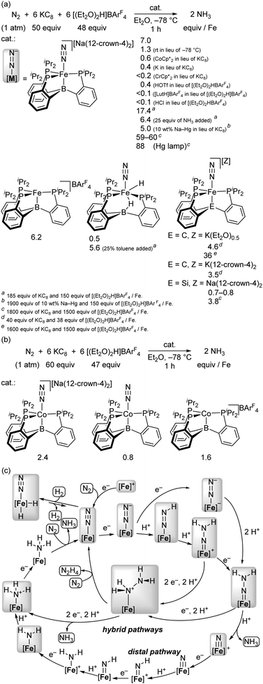Comprehensive Insights Into Synthetic Nitrogen Fixation Assisted By Molecular Catalysts Under Ambient Or Mild Conditions Chemical Society Reviews Rsc Publishing Doi 10 1039 D0csb