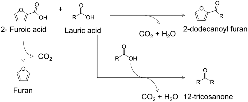 Production Of Renewable Oleo Furan Surfactants By Cross Ketonization Of Biomass Derived Furoic Acid And Fatty Acids Catalysis Science Technology Rsc Publishing Doi 10 1039 D0cyc