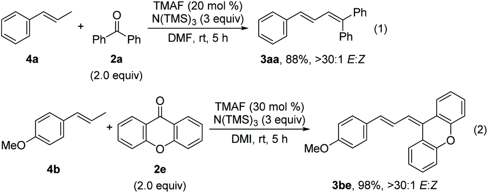 Catalytic Amide Base System Generated In Situ For 1 3 Diene Formation From Allylbenzenes And Carbonyls Organic Biomolecular Chemistry Rsc Publishing Doi 10 1039 D0ob007a