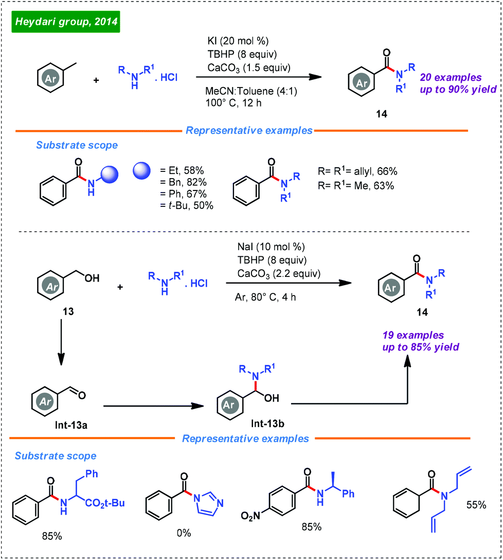 Nai Ki Nh 4 I And Tbhp As Powerful Oxidation Systems Use In The Formation Of Various Chemical Bonds Organic Biomolecular Chemistry Rsc Publishing Doi 10 1039 D0obe