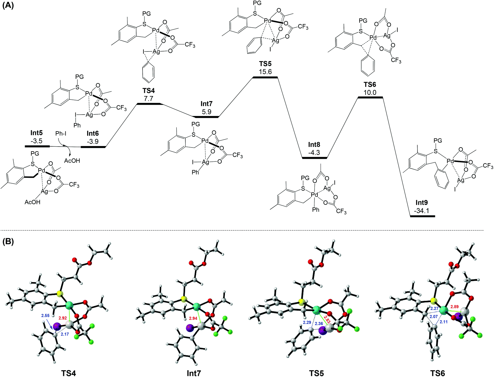 Mechanism of Pd-catalysed C(sp 3 )–H arylation of thioethers with 