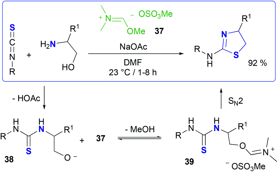 2 Thiazolines An Update On Synthetic Methods And Catalysis Organic Biomolecular Chemistry Rsc Publishing Doi 10 1039 D1obd