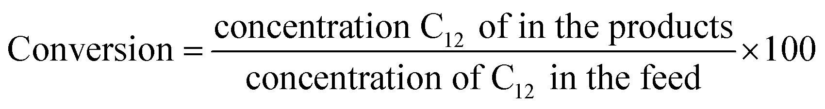 Equation Show Cracking Dodecane