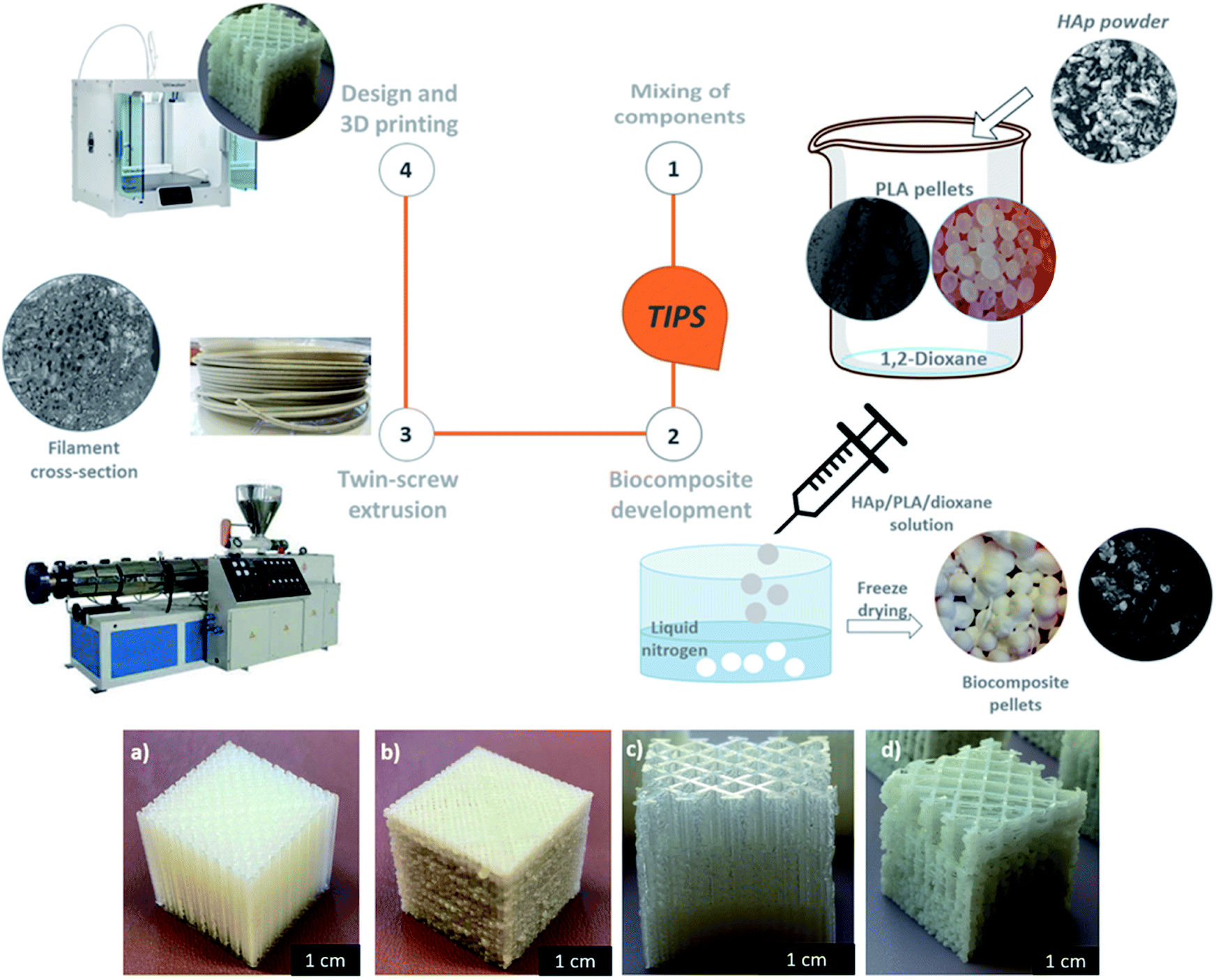 3D-printed monolithic biofilters based on a polylactic acid (PLA) –  hydroxyapatite (HAp) composite for heavy metal removal from an aqueous  medium - RSC Advances (RSC Publishing) DOI:10.1039/D1RA05202K
