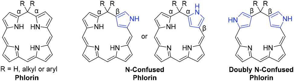 Doubly N Confused Phlorin And Phlorinone Analogue Chemical Communications Rsc Publishing
