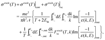 Excitation and ionisation cross-sections in condensed-phase ...