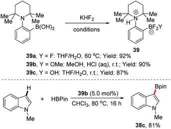 Electron Deficient Boron Based Catalysts For C H Bond Functionalisation Chemical Society Reviews Rsc Publishing