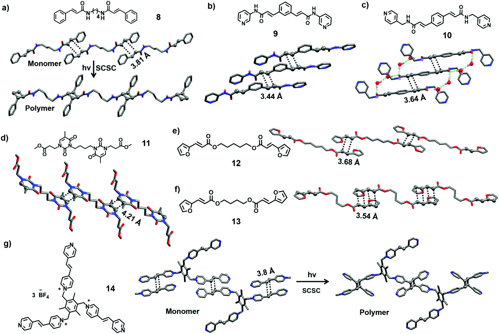 Topochemical Polymerizations For The Solid State Synthesis Of Organic Polymers Chemical Society Reviews Rsc Publishing