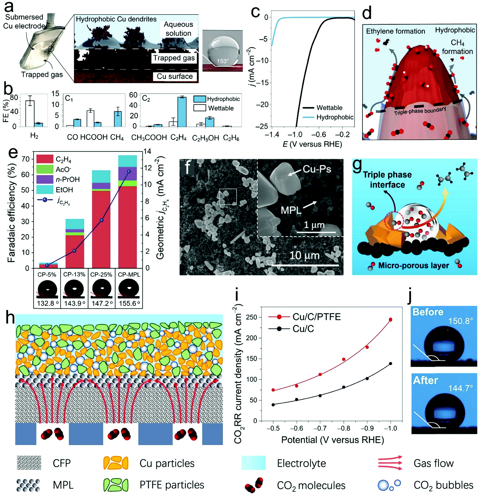 Wetting Regulated Gas Involving Photo Electrocatalysis Biomimetics In Energy Conversion Chemical Society Reviews Rsc Publishing