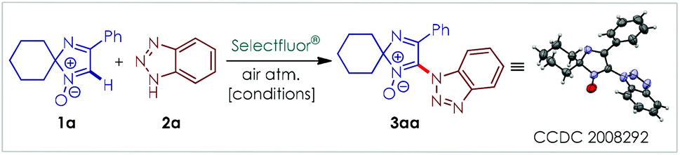 Blue Light Promoted Radical C H Azolation Of Cyclic Nitrones Enabled By Selectfluor Green Chemistry Rsc Publishing Blue Light Promoted Radical C H Azolation Of Cyclic Nitrones Enabled By Selectfluor Green Chemistry Rsc Publishing