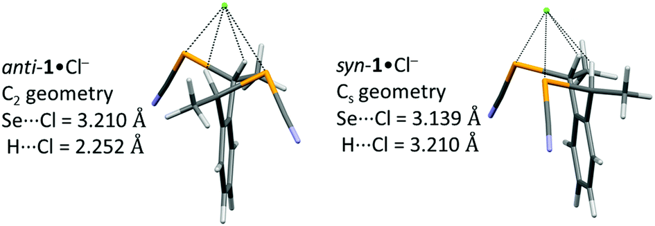 Chalcogen Bonding Interactions In Chelating Chiral Bis Selenocyanates New Journal Of Chemistry Rsc Publishing