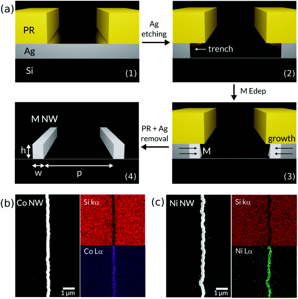 Custom Plating Of Nanoscale Semiconductor Catalyst Junctions For Photoelectrochemical Water Splitting Nanoscale Rsc Publishing