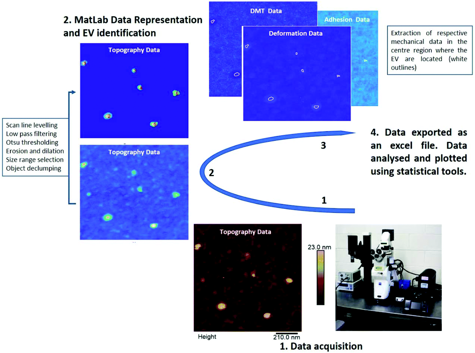 High Content Quantitative Afm Analysis Of The Scalable Biomechanical Properties Of Extracellular Vesicles Nanoscale Rsc Publishing