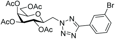 Coupling Of N Tosylhydrazones With Tetrazoles Synthesis Of 2 B D Glycopyranosylmethyl 5 Substituted 2h Tetrazole Type Glycomimetics Organic Biomolecular Chemistry Rsc Publishing