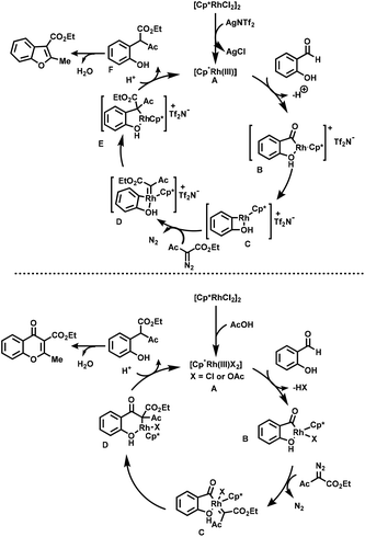Recent Advances In Rh Iii Ir Iii Catalyzed C H Functionalization Annulation Via Carbene Migratory Insertion Organic Biomolecular Chemistry Rsc Publishing