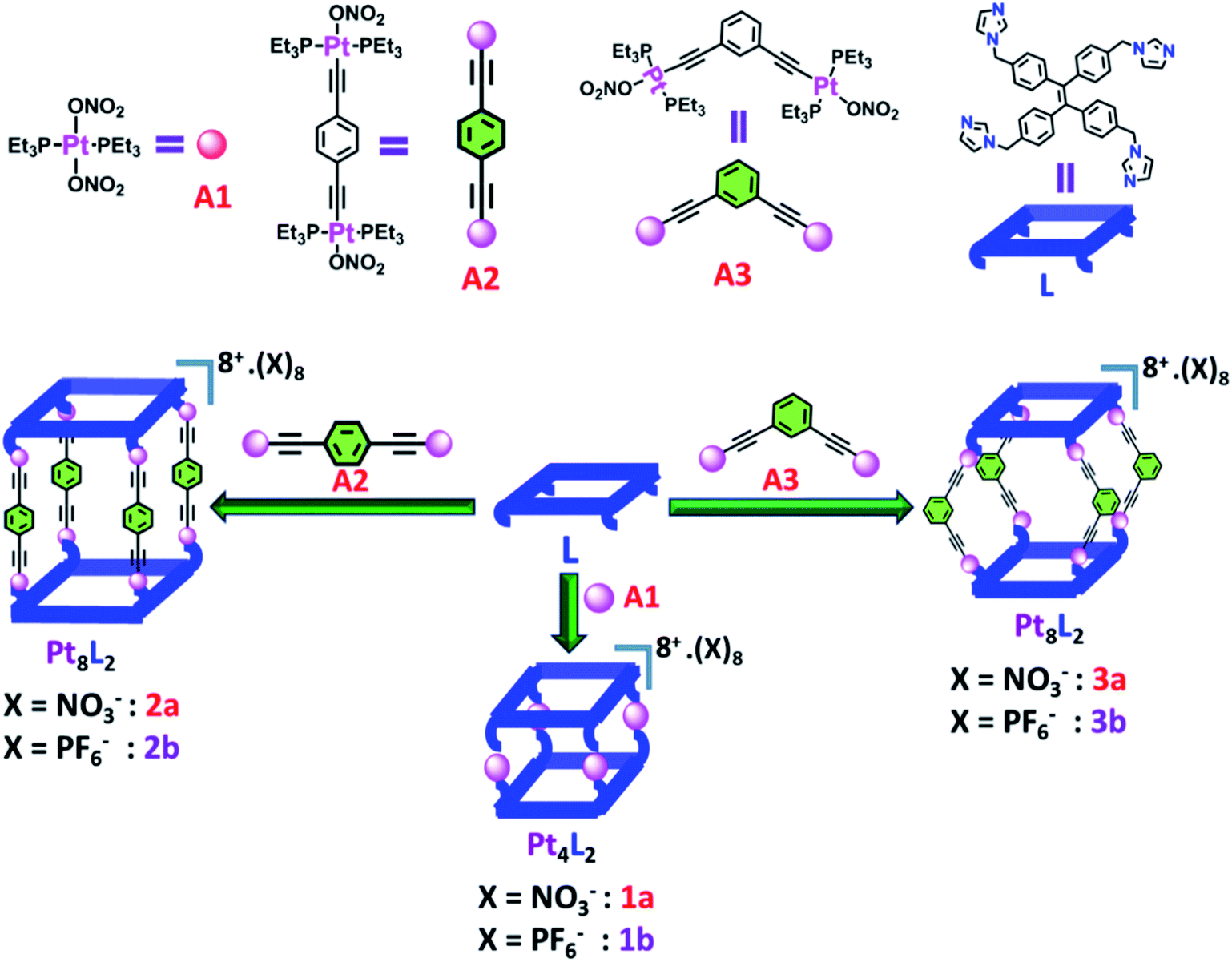 Self-assembled metallasupramolecular cages towards light harvesting ...