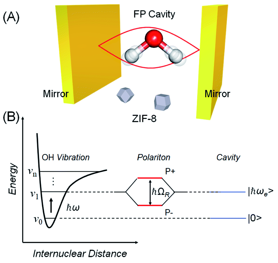 Selective crystallization via vibrational strong coupling Chemical