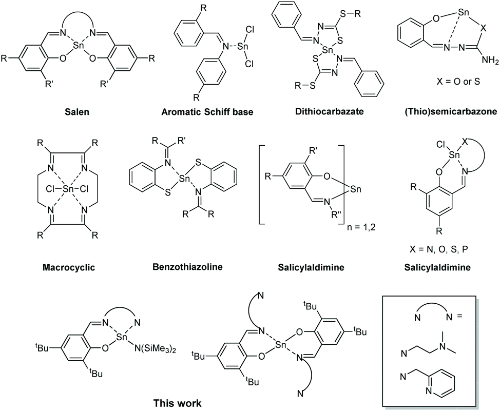 Complexity of imine and amine Schiff-base tin( ii ) complexes: drastic ...