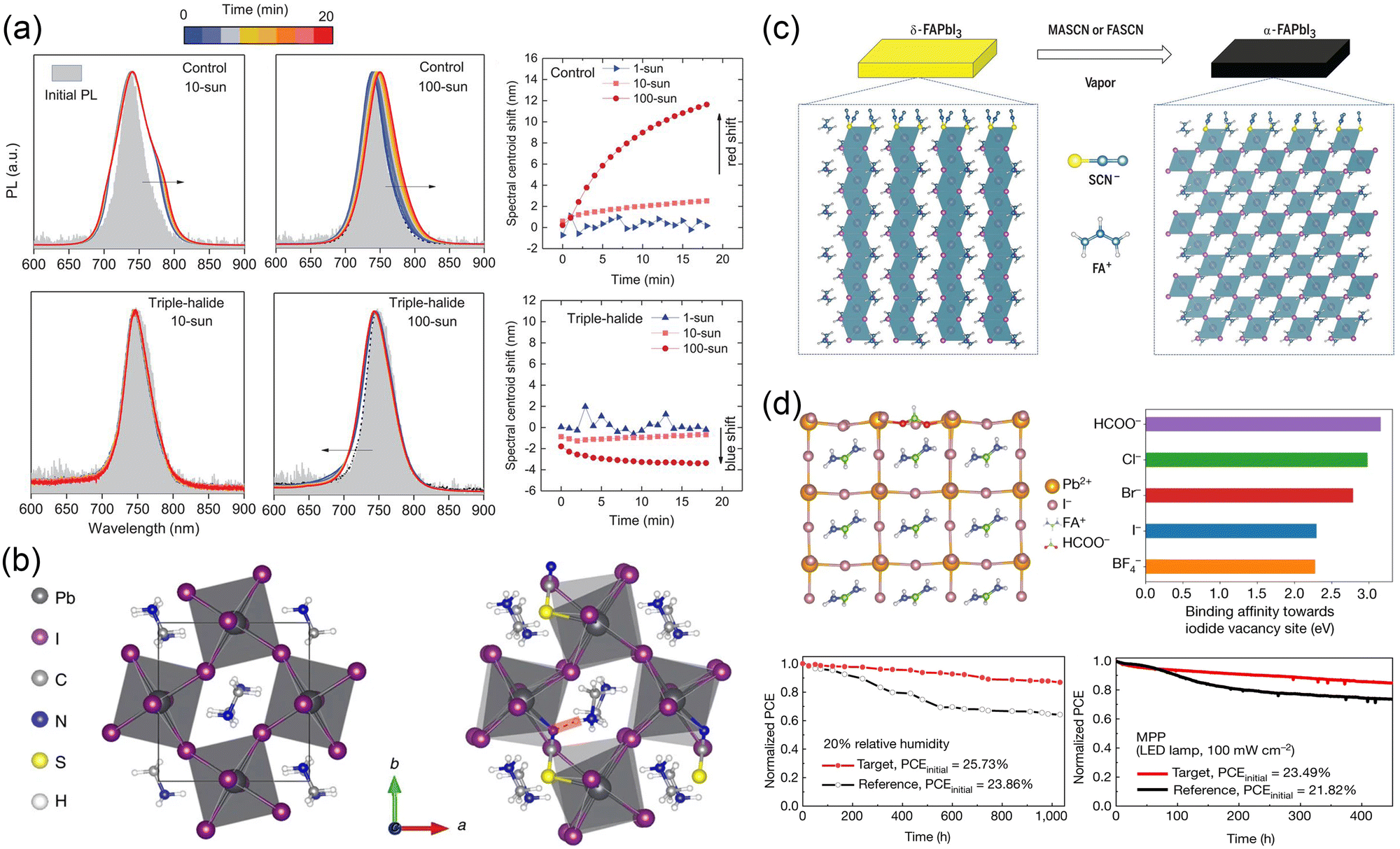 PbX 6 ] 4− modulation and organic spacer construction for stable 