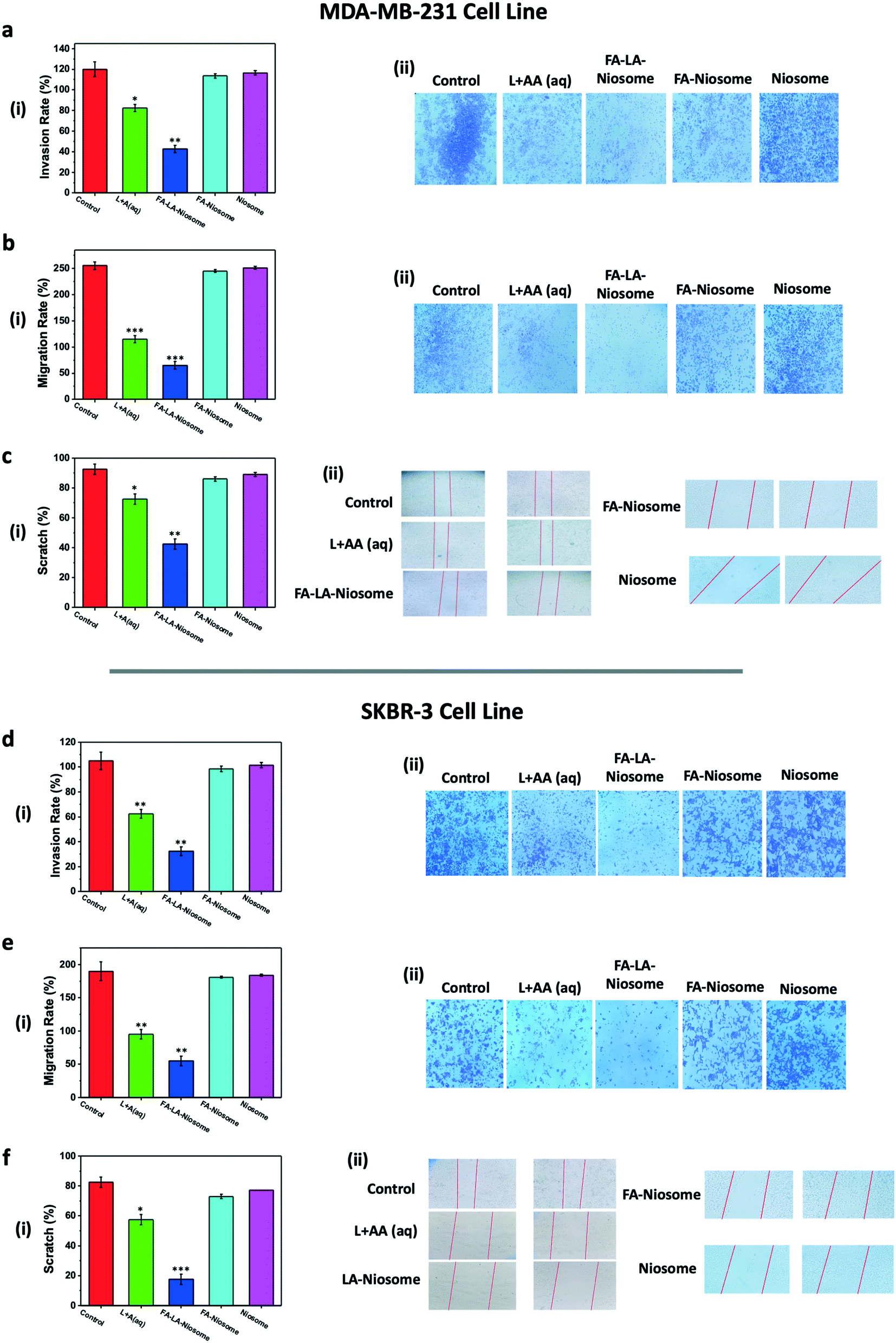 Evaluation of anti-cancer and anti-metastatic effects of folate-PEGylated  niosomes for co-delivery of letrozole and ascorbic acid on breast cancer  cel  - Molecular Systems Design & Engineering (RSC Publishing)  DOI:10.1039/D2ME00024E