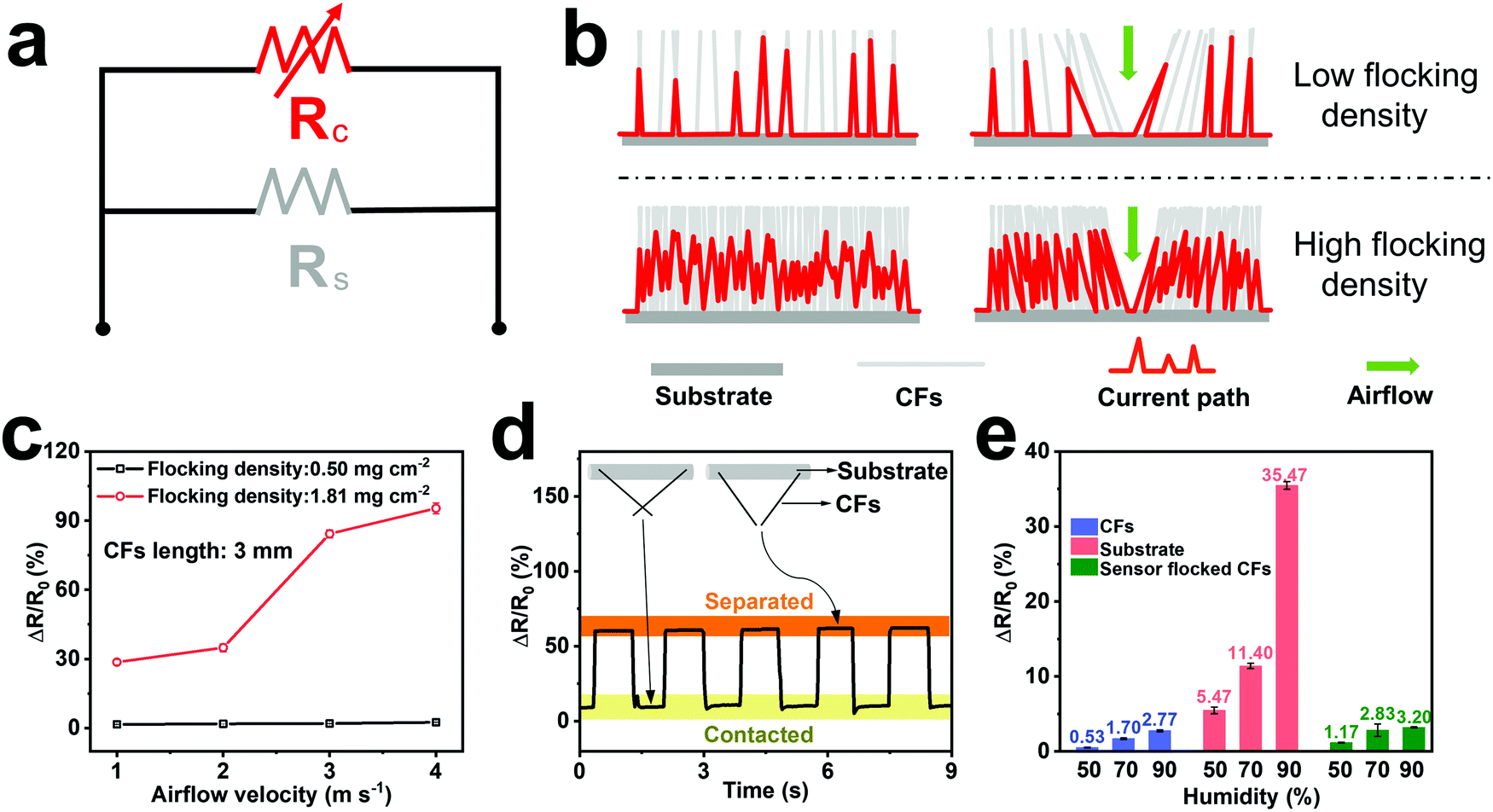 Schematic representation of the flocking process.