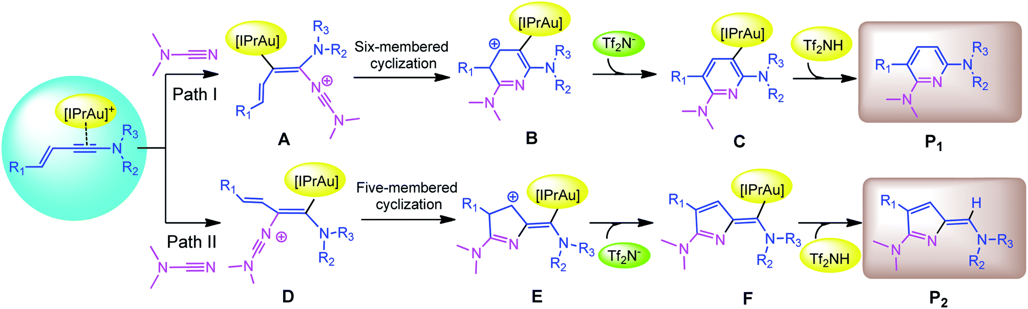 Computational exploration for possible reaction pathways 