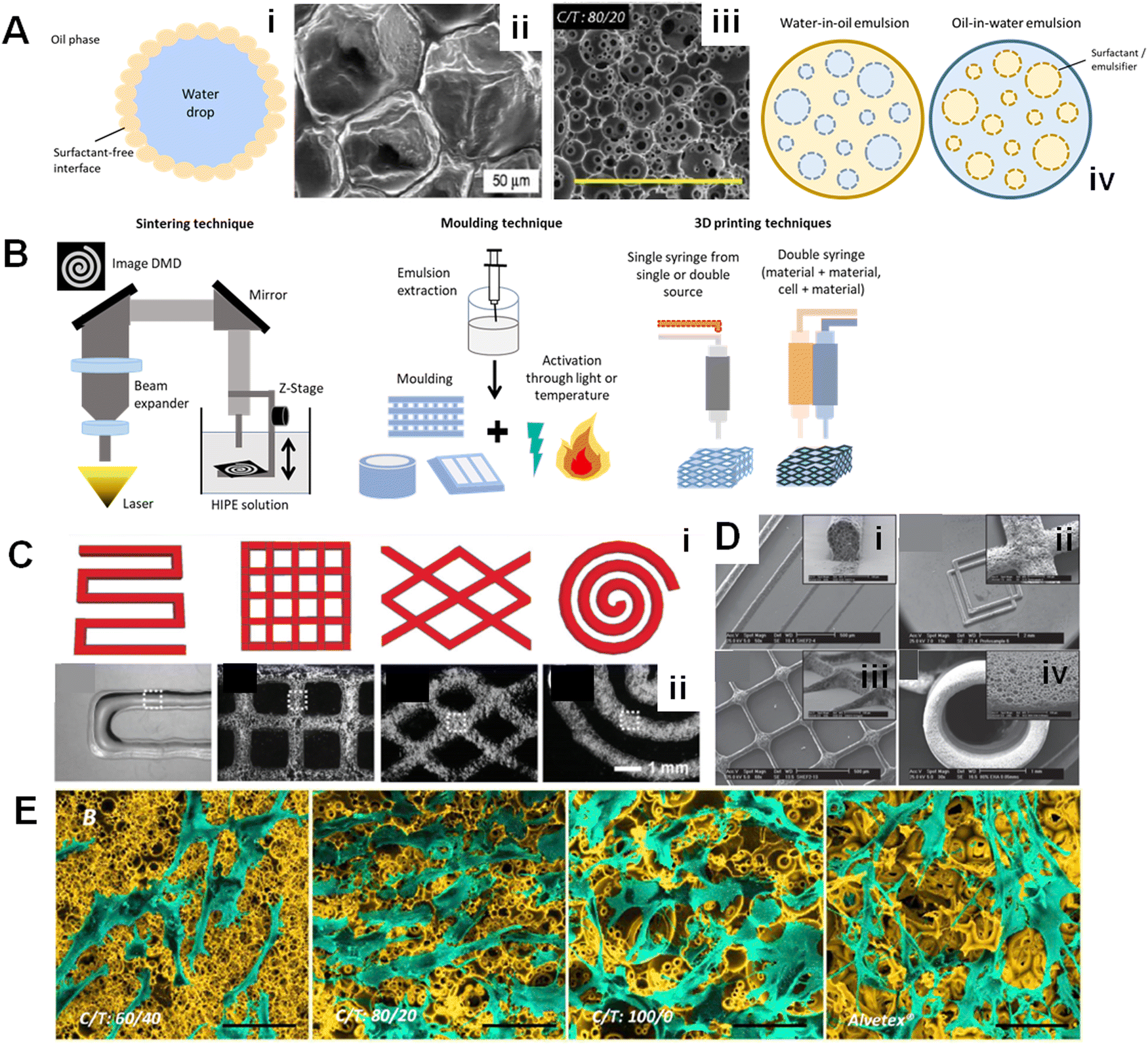 Porous biomaterials for tissue engineering: a review - Journal of