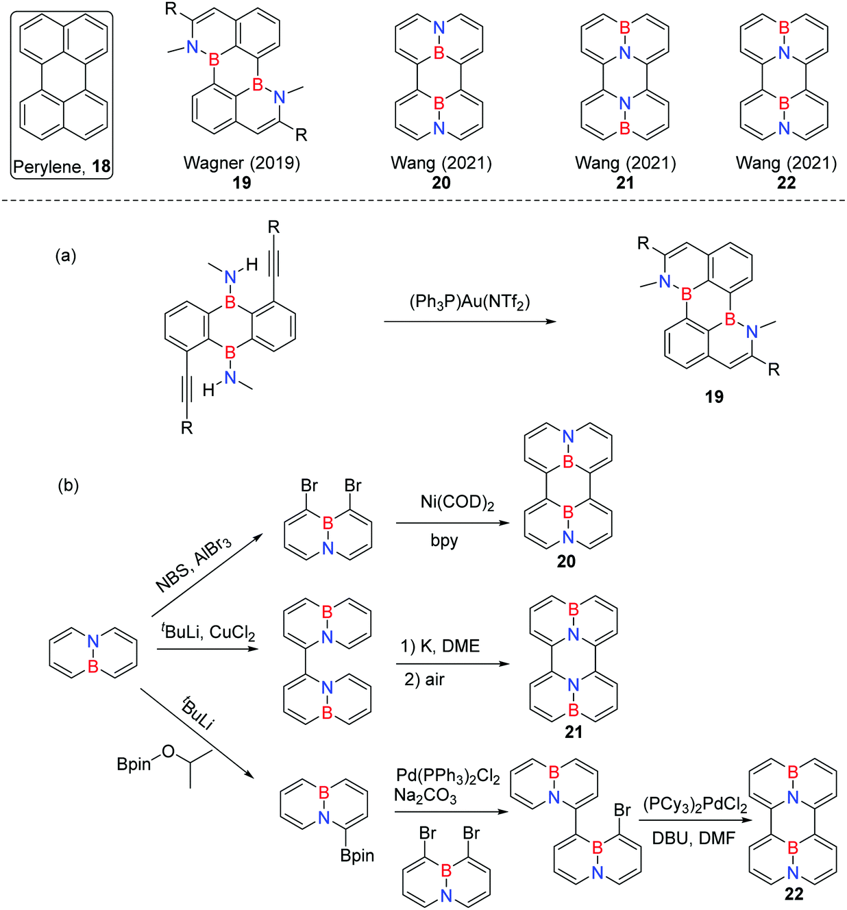 Multiple-boron–nitrogen (multi-BN) doped π-conjugated systems for 