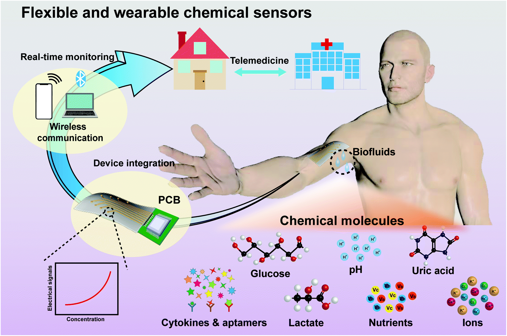 Recent Advances In Flexible And Wearable Sensors For Monitoring Chemical Molecules Nanoscale 9749