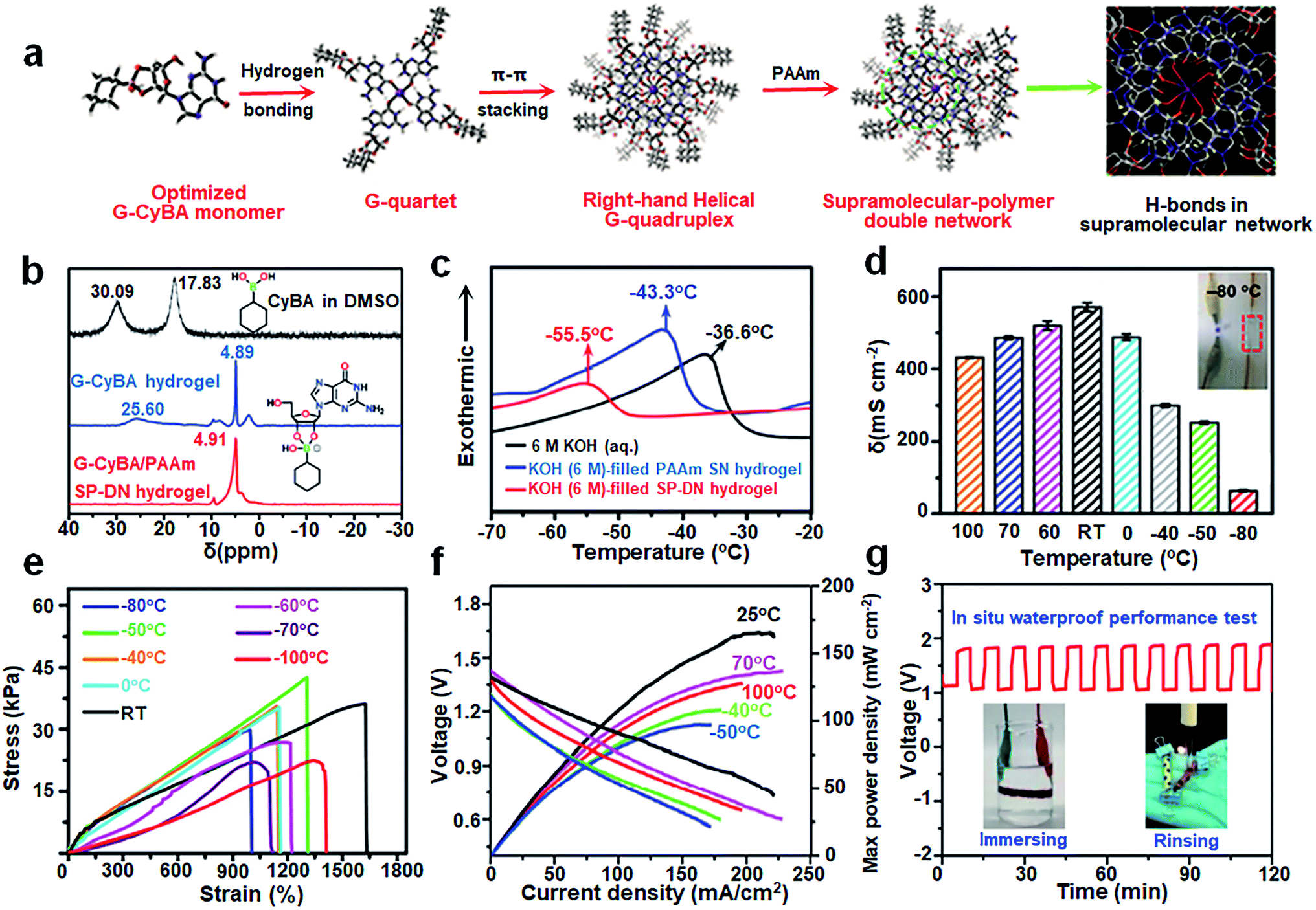 Low-temperature resistant gel polymer electrolytes for zinc–air ...