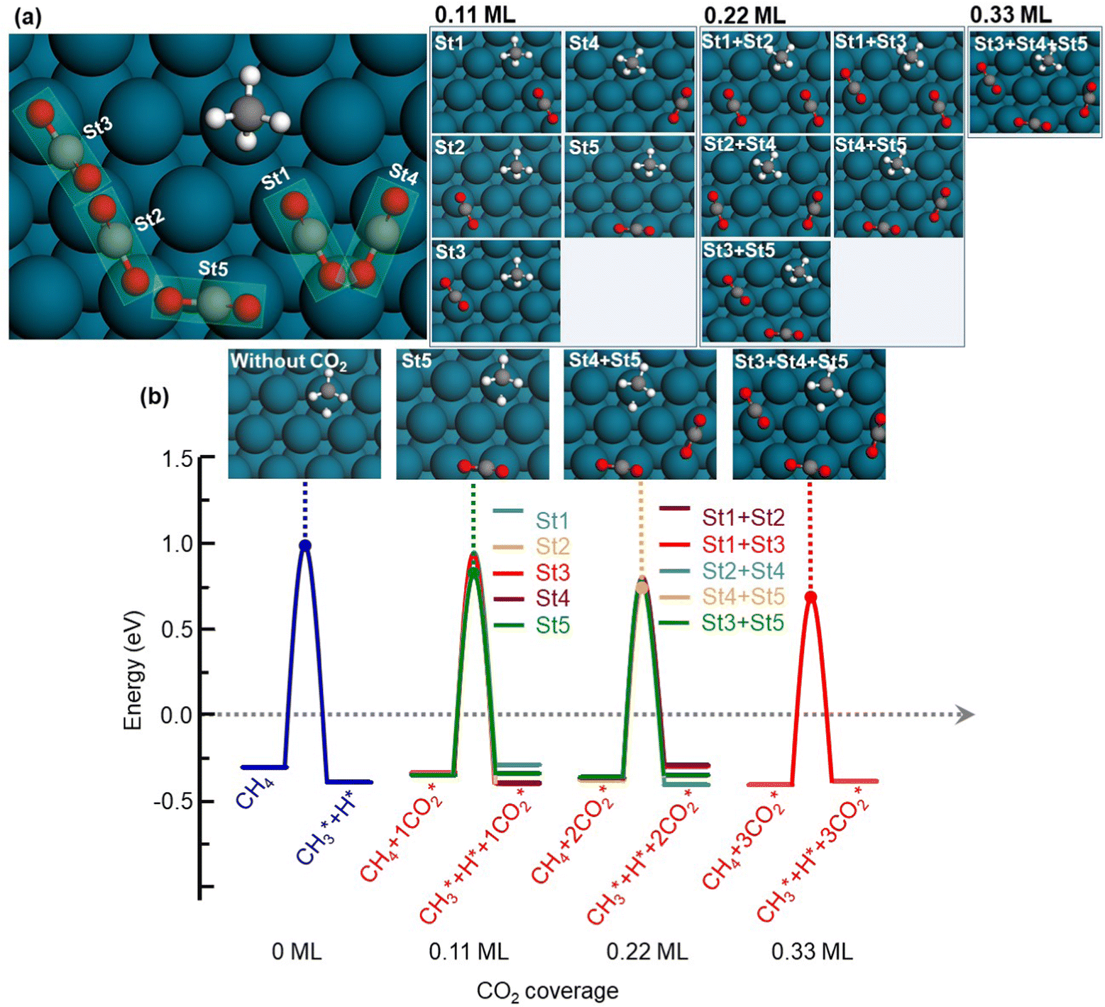 CO 2 coverage on Pd catalysts accelerates oxygen removal in oxy 