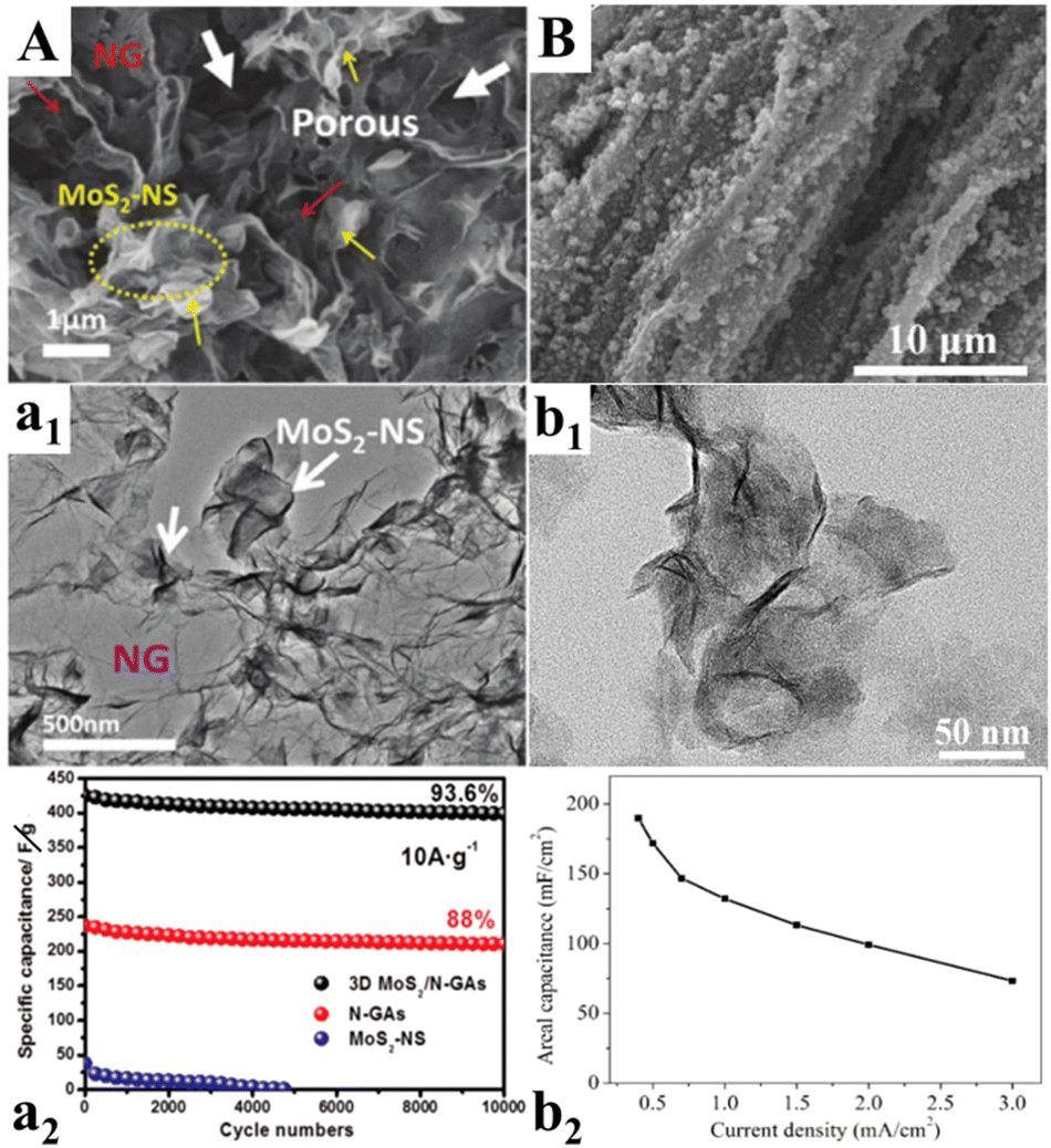 Recent advances in hierarchical MoS 2 /graphene-based