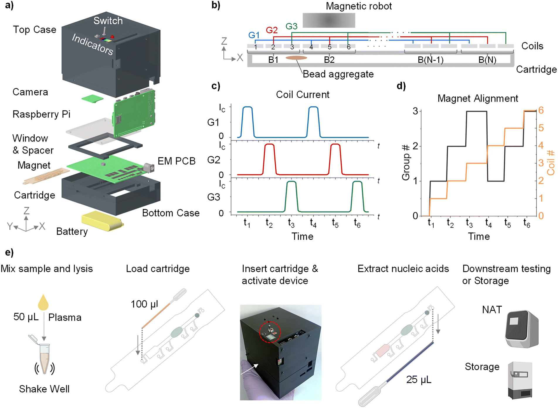 Agarose gel electrophoresis of crude DNA (F1 & G1) and universal PCR