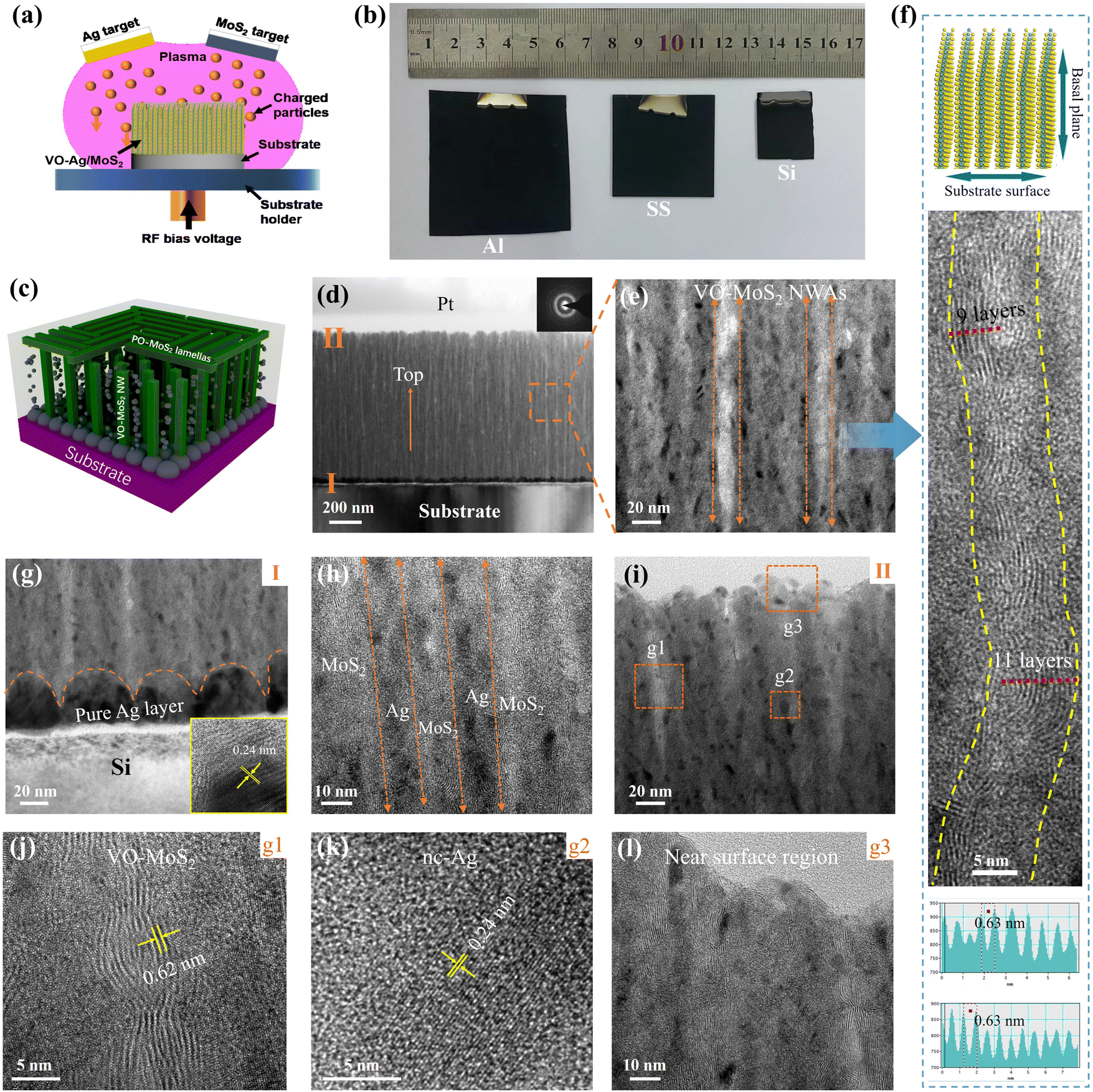 Template-free scalable growth of vertically-aligned MoS 2 nanowire 