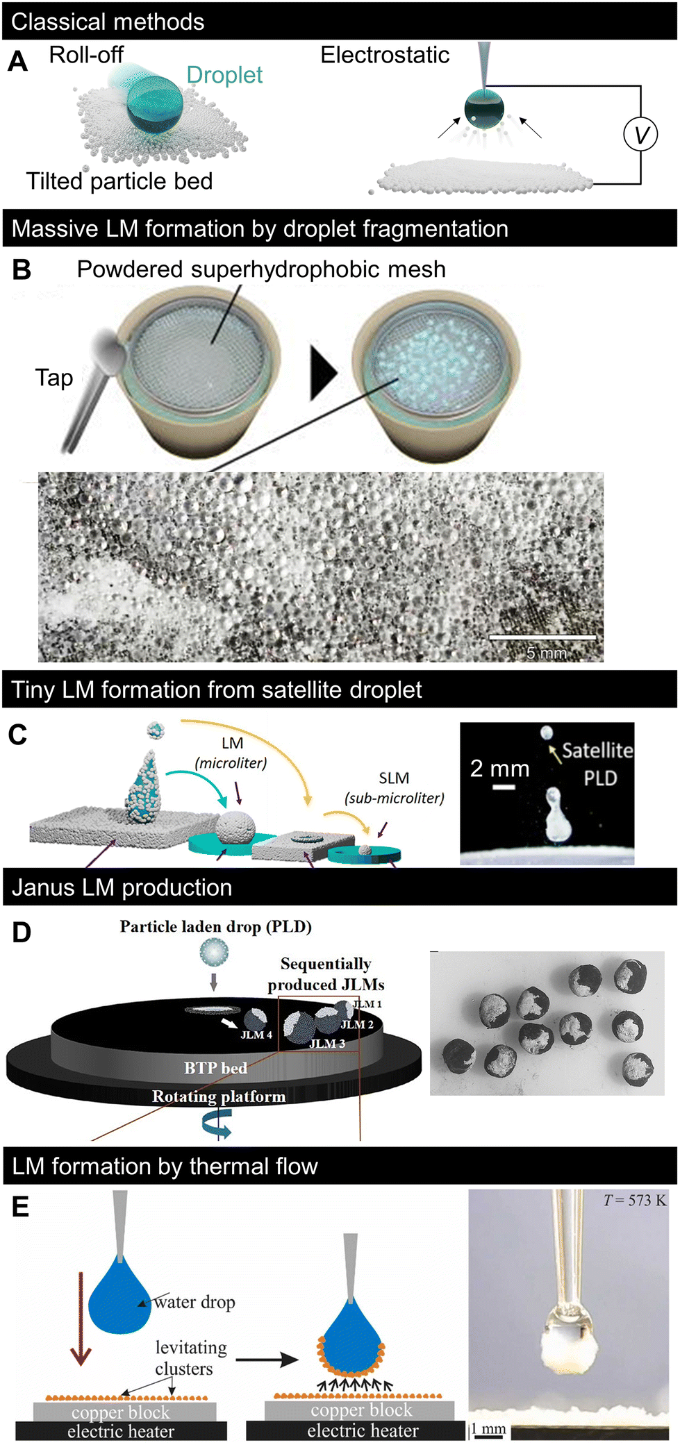 Liquid marbles: review of recent progress in physical properties, formation  techniques, and lab-in-a-marble applications in microreactors and biosenso   - Nanoscale (RSC Publishing) DOI:10.1039/D3NR04966C