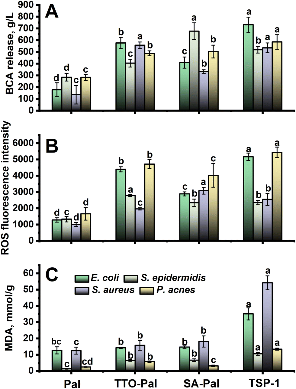 Construction of tea tree oil/salicylic acid/palygorskite hybrids 